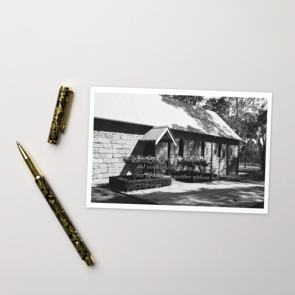 Country Chapel in Quiet Light – Postcard