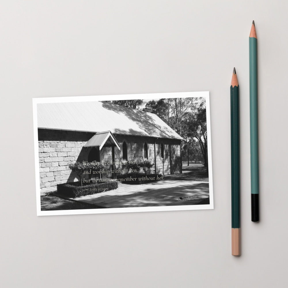 Country Chapel in Quiet Light – Postcard